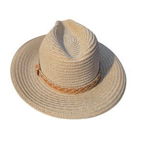 EUC Vintage Columbia Soft weave straw fedora